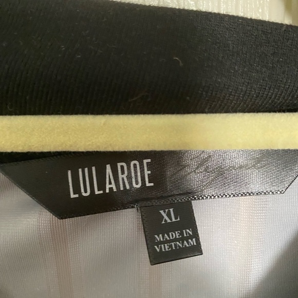 Silver LulaRoe Stevie velvet bomber jacket - Picture 2 of 3